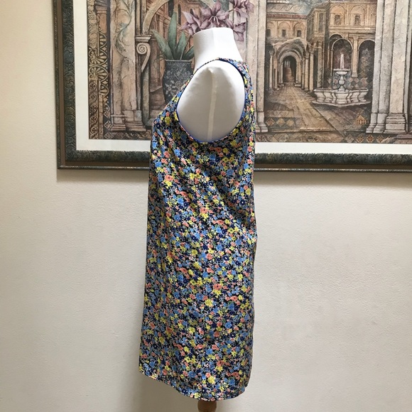 Jella Couture Dress Sleeveless Blue Floral Size S - Picture 2 of 8